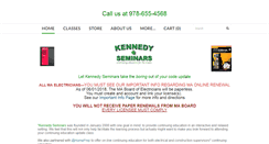 Desktop Screenshot of kennedyseminars.net