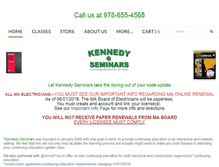 Tablet Screenshot of kennedyseminars.net
